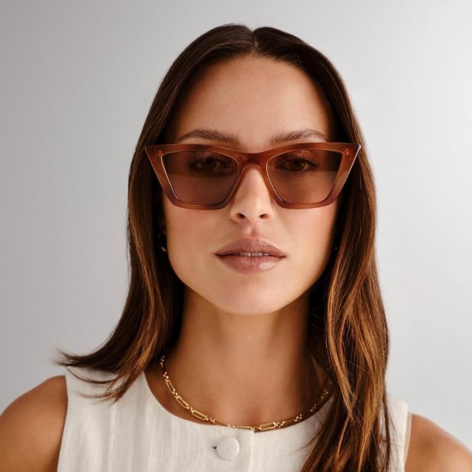 Image of Le Specs Velodrome Cat Eye Sunglasses for Women