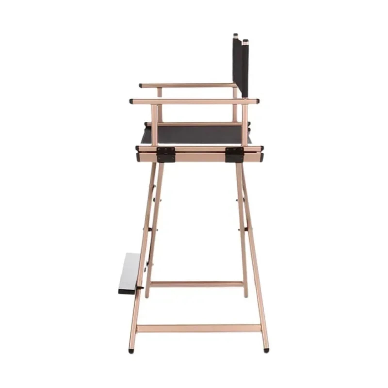 Sedia da trucco, leggera, portatile, pieghevole, con telaio in alluminio, ideale per uso esterno e truccatori, design compatto e durevole