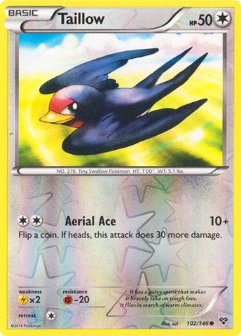 Amazon.com: Pokemon - Taillow (102/146) - XY