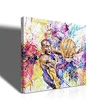 YHAOU Kobe Bryant Wall Art Poster Famous Basketball Player Star Portrait Painting Print On Canvas Ko