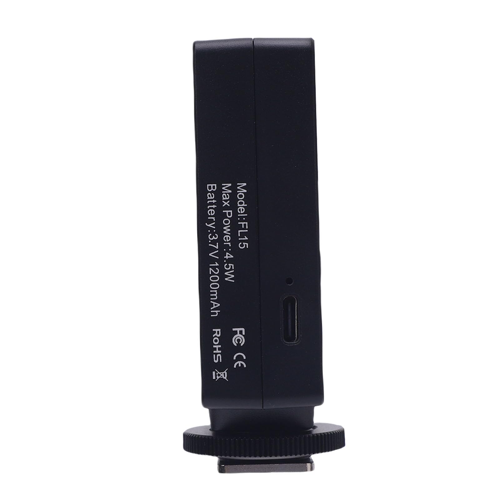 Luce Video a LED, Luce della Fotocamera Portatile, Illuminazione Fotografica CRI95 + 2500-9000K con Supporto per Scarpe Calde per Selfie, Streaming Dal Vivo, Ricaricabile da 1200 MAh