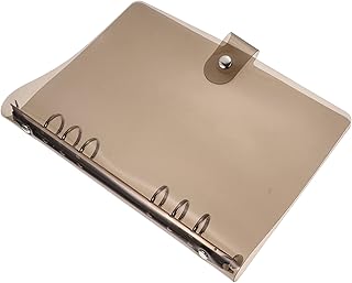 TEHAUX 1 PC Caso Fichário Pequenos Anéis De Fichário Capa De Caderno Livro Fichário Anéis Capa De Manual Fichário Segmentado 6 Fichário Planejador Capa De Bloco De Notas A5 Folha Solta