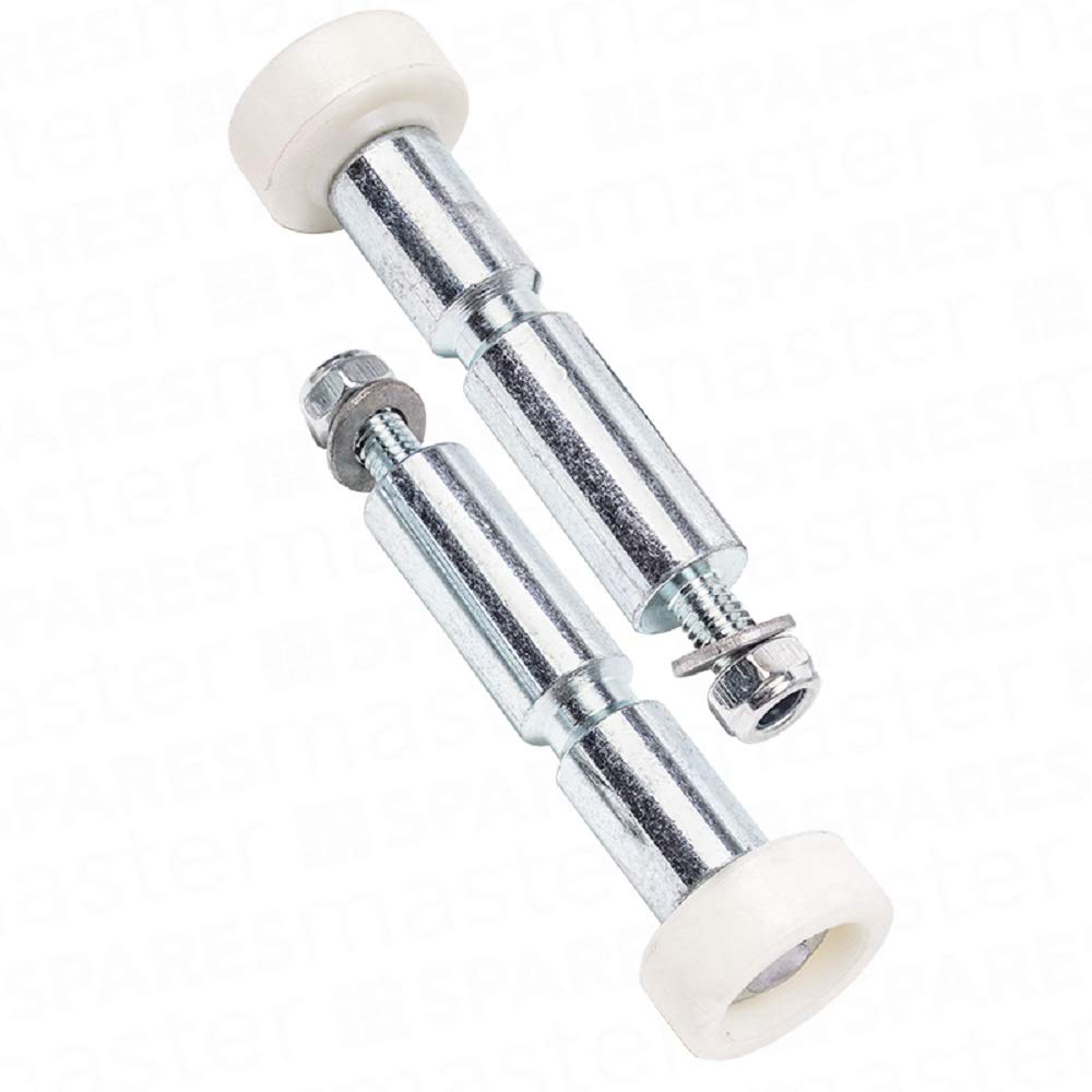 Cardale Silver Garage Door Pattern Cones, Cables & Roller Spindles (Canopy Roller Spindles)