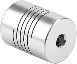 APAAZO 3D printer Stepper Motor Flexible Coupling Coupler/Shaft Coupling 5mm*8mm*25mm / 5 * 5mm / 6.35 * 8mm Flexible Shaft (Color : 3pc, Size : 5x8)