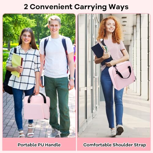 Sambois ZBDR-LB 3 D-Ring Zipper Binder 2 Inch With Shoulder Strap, Waterproof Oxford Binder With Zipper Storage 500 Sheets Capacity, Multi-Pockets Binder Organizer Bag thumb #5