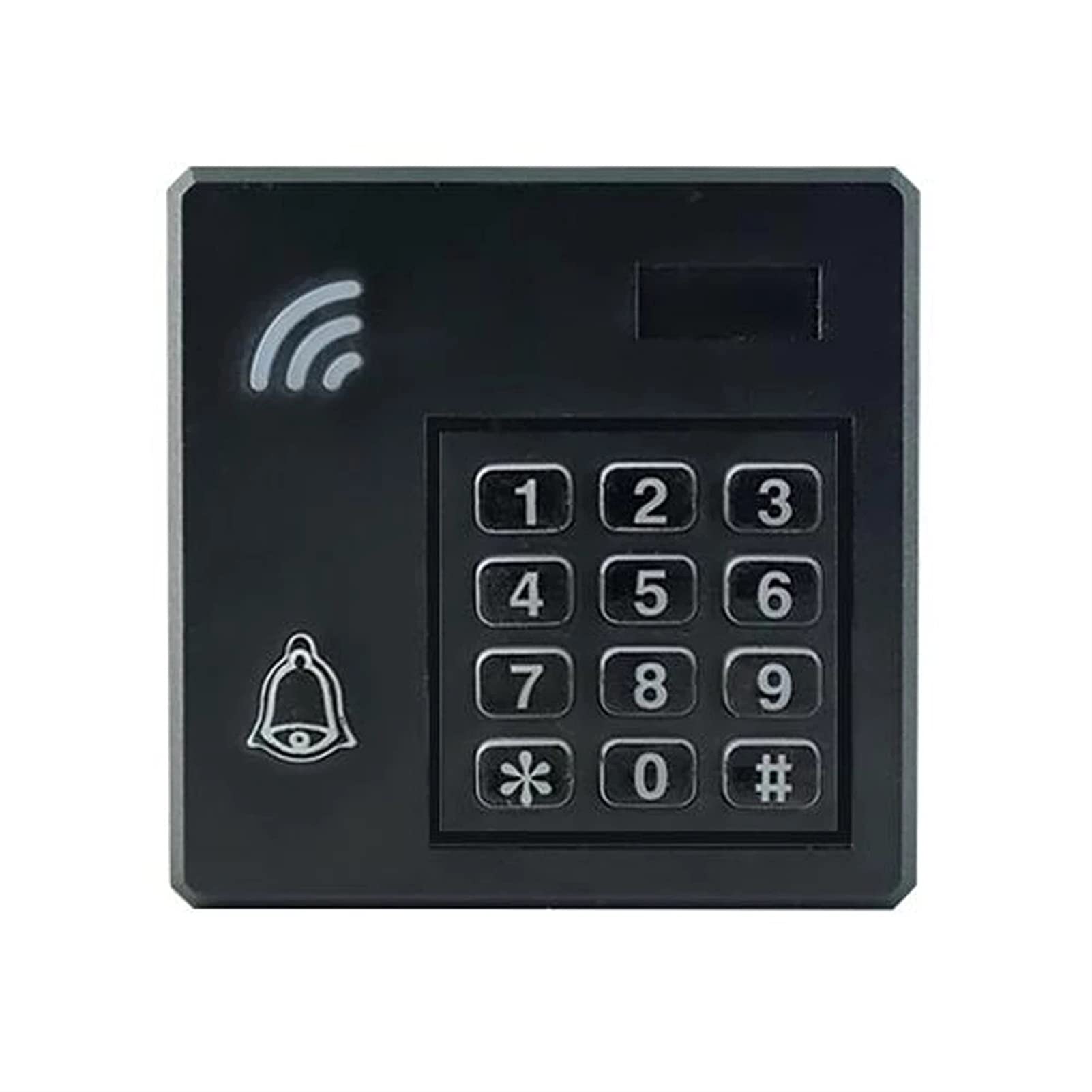 Kit pour Portail RFID Kit d'accès de contrôle, TCP Deux portes + Powercase + 280 kg serrure magnétique + ID Lecteur + Bouton sortie + 10 IDENTIFIANT Mots-clés, sn: kit-B206(Set 1 without keypad)