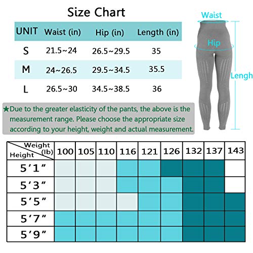 High Waisted Seamless Leggings for Women Tummy Control Workout Gym Butt Lifting Tights Mesh Yoga Pants Blue
