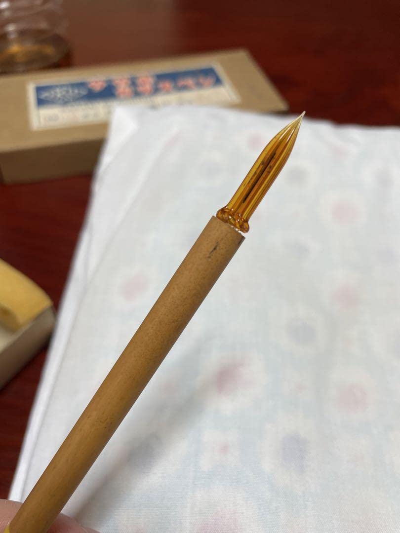 Amazon | 昭和レトロ 佐々木商店 ガラスペン 22本セット | デスクペン
