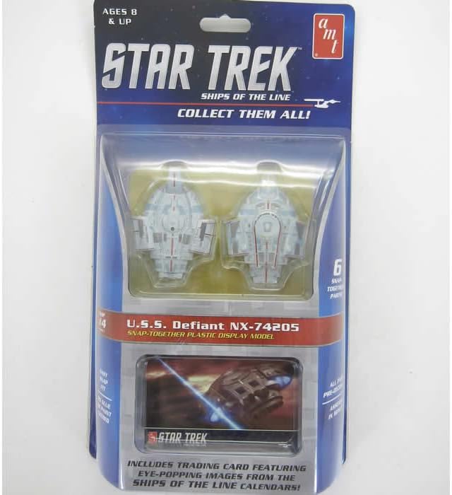 Miniatura 2 de Star Trek USS Defiant NX-74205 Kit de modelo de plástico AMT