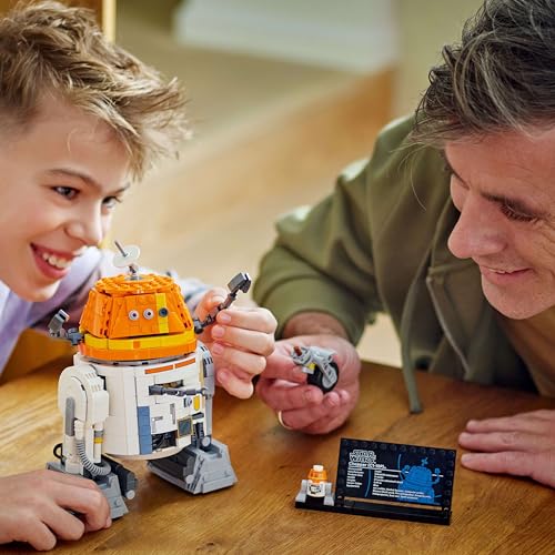 LEGO Star Wars 75416 Chopper (C1-10P) Astromech Droid Figure, Building Toy with Lever-Activated Head Movements - Image 4