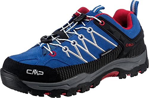Impermeabile Ripstop CMP Scarpe Rigel Low WP, Cobalto-Stone-Fire, EU 36