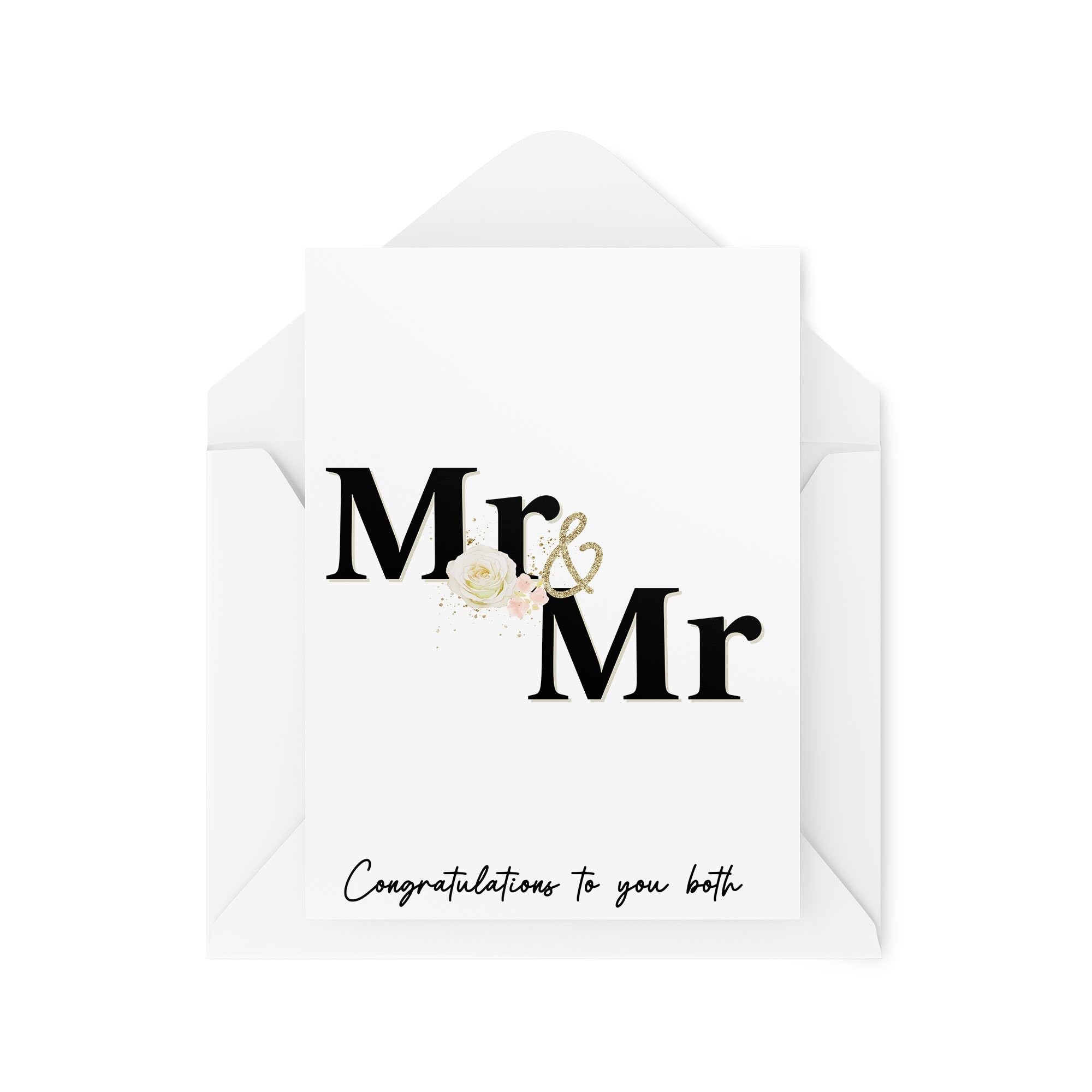 Wedding Cards For Husbands - Newlyweds Cards - Mr & Mr - Gay Wedding Card - Congratulations Cards - LGBT Marriage Cards - CBH1792