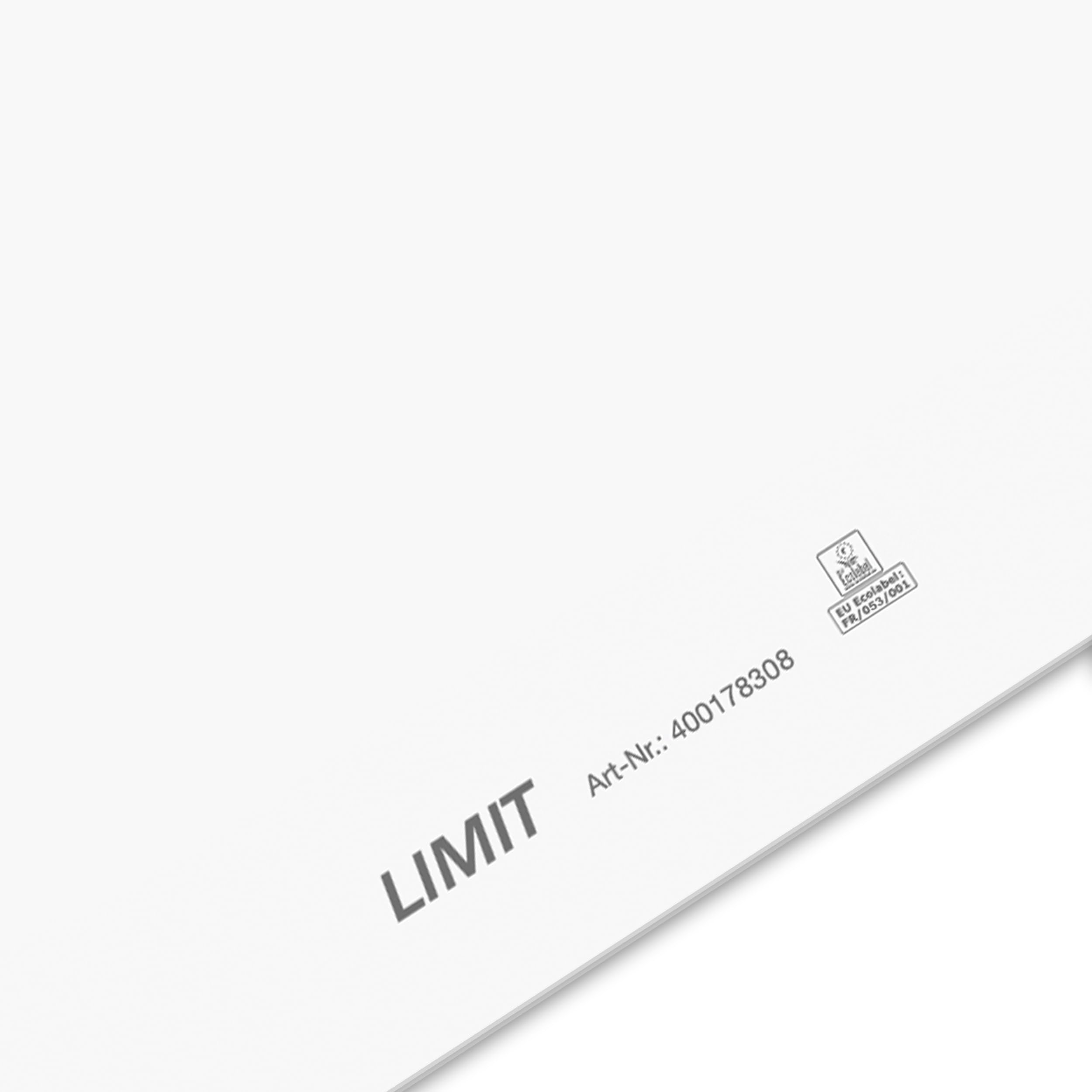 Limit 2 blocs de rotafolios cuadriculados y en blanco, 20 hojas por bloc, 80 g/m², color blanco