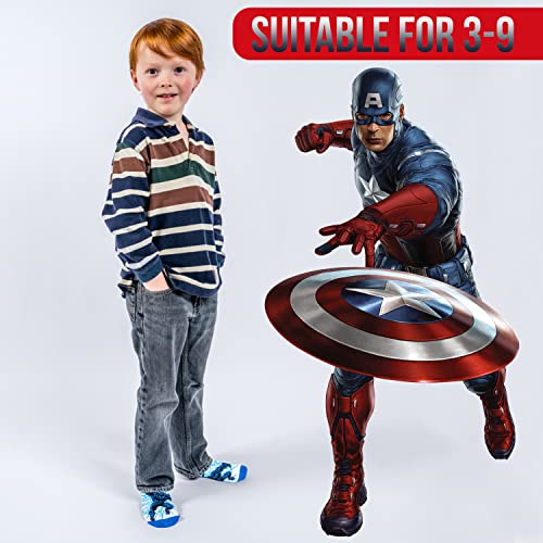 Marvel Meias do Homem-Aranha para meninos, 10 pares de meias de cano baixo para meninos de 3 a 9 ano