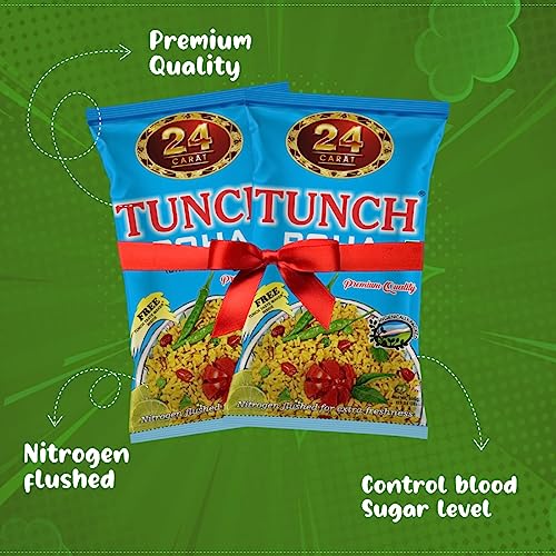 Image of 24 Carat Tunch Poha with Tastemaker, 800 gm Pack, High in Fibre, 100% Hygienically Made, Best in taste and easy to prepare