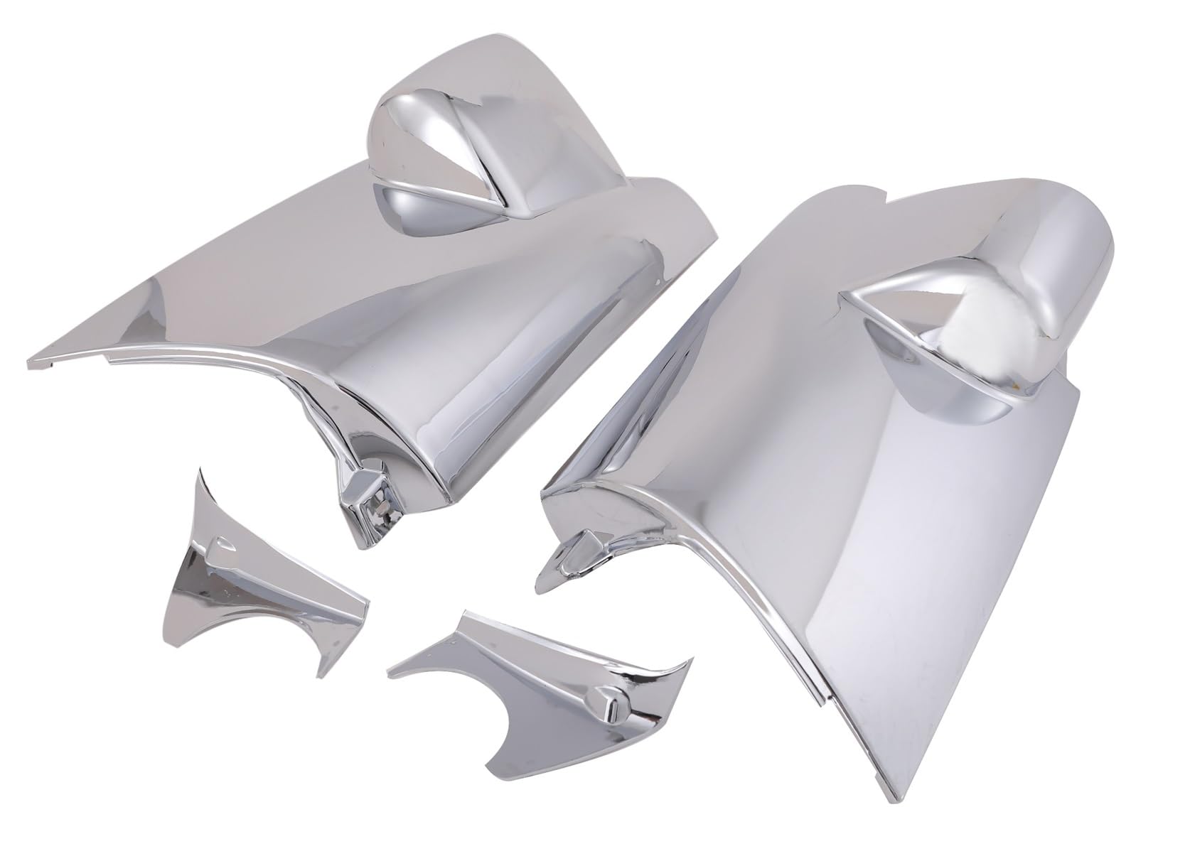 【12個】USMハラー パーツ ガラスパネル用 コーナー 金具 Amazon | いすゞ 07 エルフ 標準 ローキャブ 用 メッキ コーナー