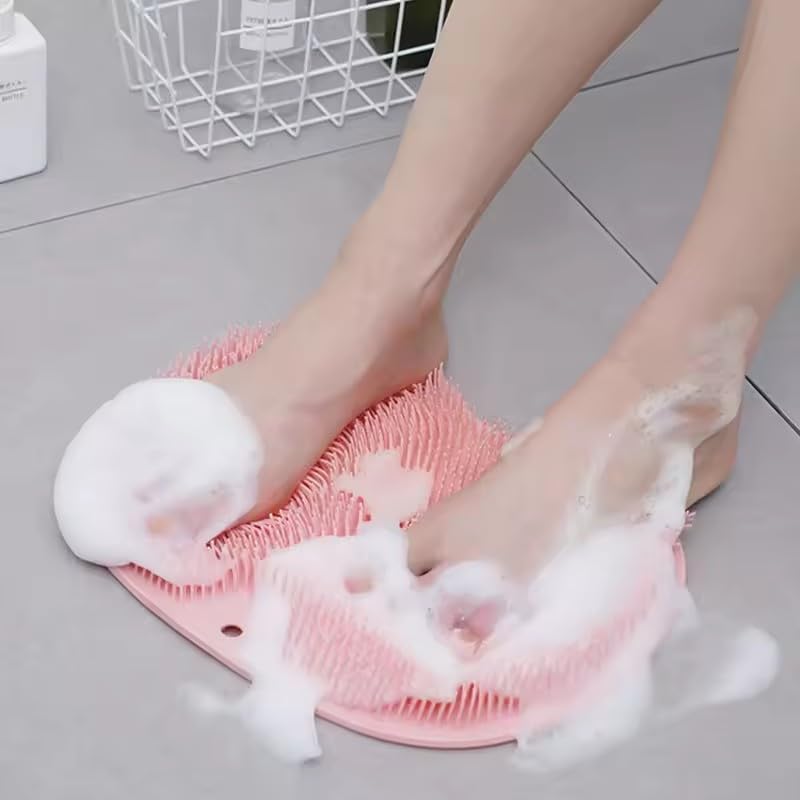 Lexiwells Lazy Silicone Foot Mats for Home and Bathroom Foots Cleaner Mat for Dead Skin Foot Scrubber Mat for Shower with Non-Slip Suction Cups for Exfoliate Dead Skin, Foot Massage, Foot Care (Multicolor) (B0DCKBHS24) Amazon Price History, Amazon Price Tracker