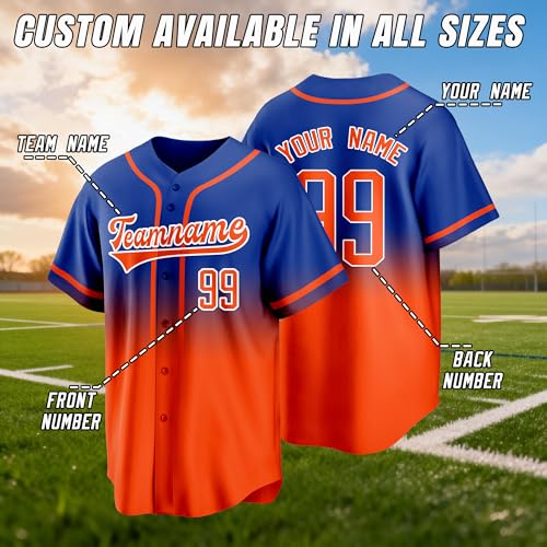 Custom Baseball Jersey Baseball Jersey Customize Name Number Logo Custom Jersey Baseball Men Women Youth miniatura 4