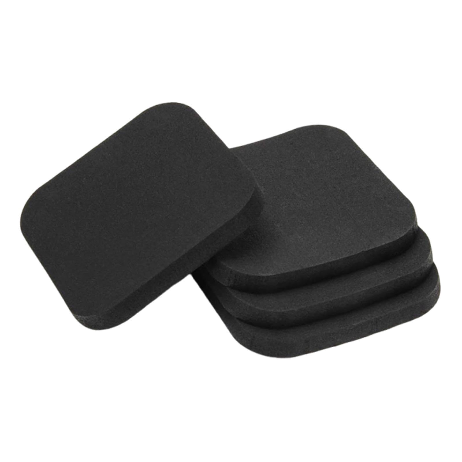 4 Pieces Treadmill Mat Pads Silent Foot Pad for Exercise Bike Rowing Machine Black|Sporting Goods | Fitness, Running & Yoga | Fitness Equipment & Gear | Exercise Mats-image-22
