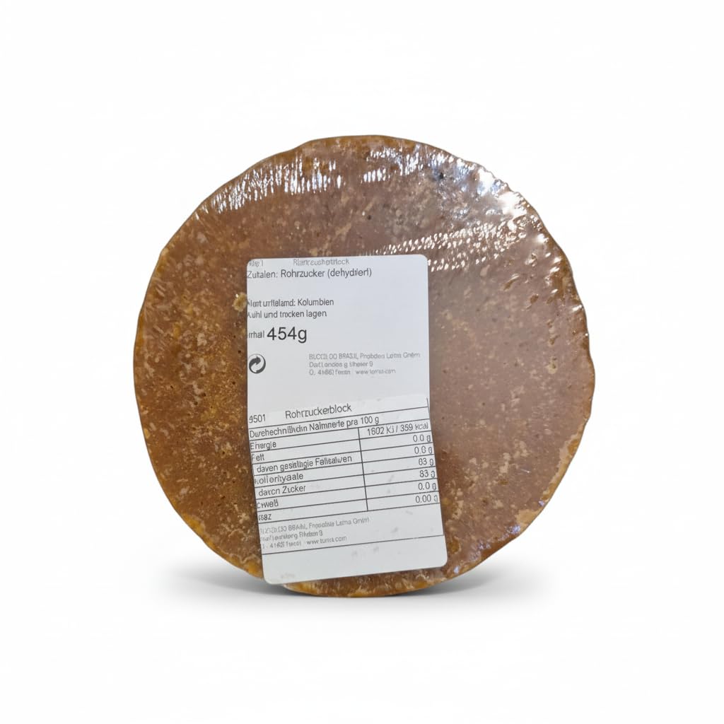 minafood-Set: 2 x EL DORADO Rohrzuckerblock aus Kolumbien, 454 g. - Panela