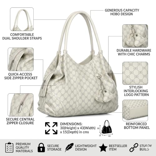 Image of Fostelo Women's Style Diva Satchel Tote Handbag for Women | Ladies Purse | Stylish Shoulder Bag | Gift For Women