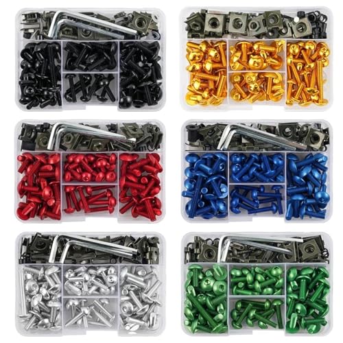 Tornillos carenado moto CBR 1000RR y 600 F2 F3 F4 negros de 155 piezas 3