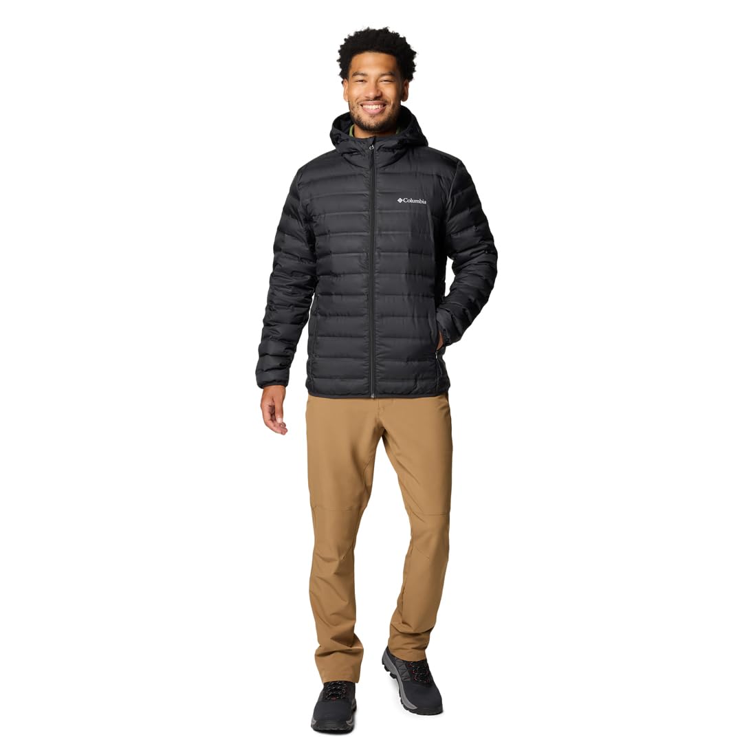 Columbia Herren Lake 22 Down Hooded Jacket Daunenjacke mit Kapuze (1er Pack)