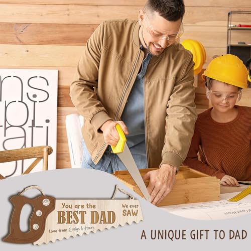 Saw-Shaped Wall Plaque for Dad