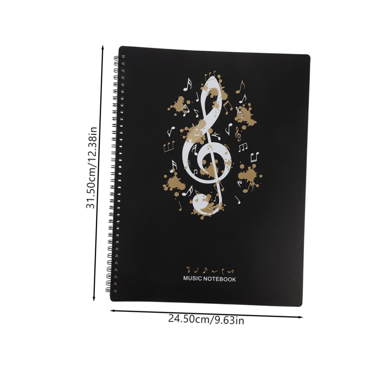 ERINGOGO Piano Folder 40-Pages Music Sheet Binder Office Document Storage Reusable and Multi-Purpose Organizer