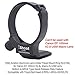 Tripod Mount Ring, iShoot Lens Collar Support Compatible with Canon EF 100mm f/2.8L Macro IS USM Lens (Replace Canon Tripod Mount Ring D), Built-in ARCA Type Camera Quick Release Plate for Tripod Head