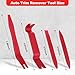 Xinodle 7 Pcs Auto Trim Removal Tool with Plastic Pry Tool, Automotive Car Trim Rivet Clip Removal Tool for Door Panel Dashboard Body, Auto Upholstery Car Fastener Clip Pliers Remover Tools Repair Kit