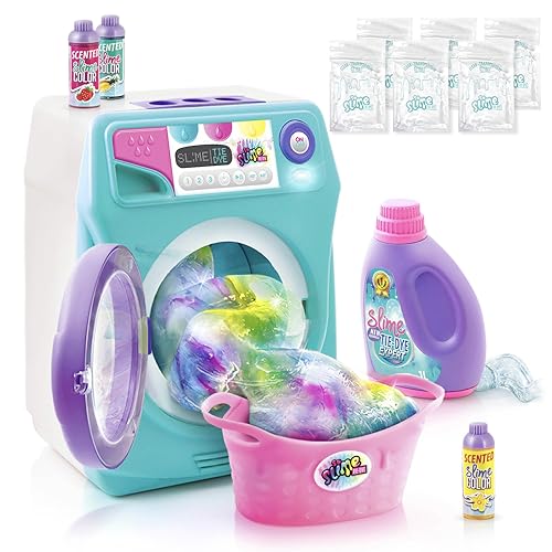 Canal Toys - So Slime SSC 134- DIY Tie Dye Slime with Washing Machine Mixer, Make Your own Scented Slime with The Tie Dye Slime Machine, 6 Slime Set, Mehrfarbig