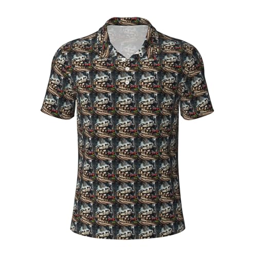 Polo homme respirant locomotive pour rester au frais sans transpirer