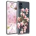 Produktbild kwmobile Case kompatibel mit Samsung Galaxy A51 - Hülle Handy - Handyhülle - Magnolien Rosa Weiß Transparent