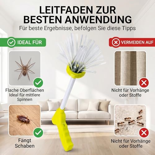GOODS+GADGETS® Spinnenfänger 60cm Greifarm, tierlieber Spider Catcher – Ansicht 5