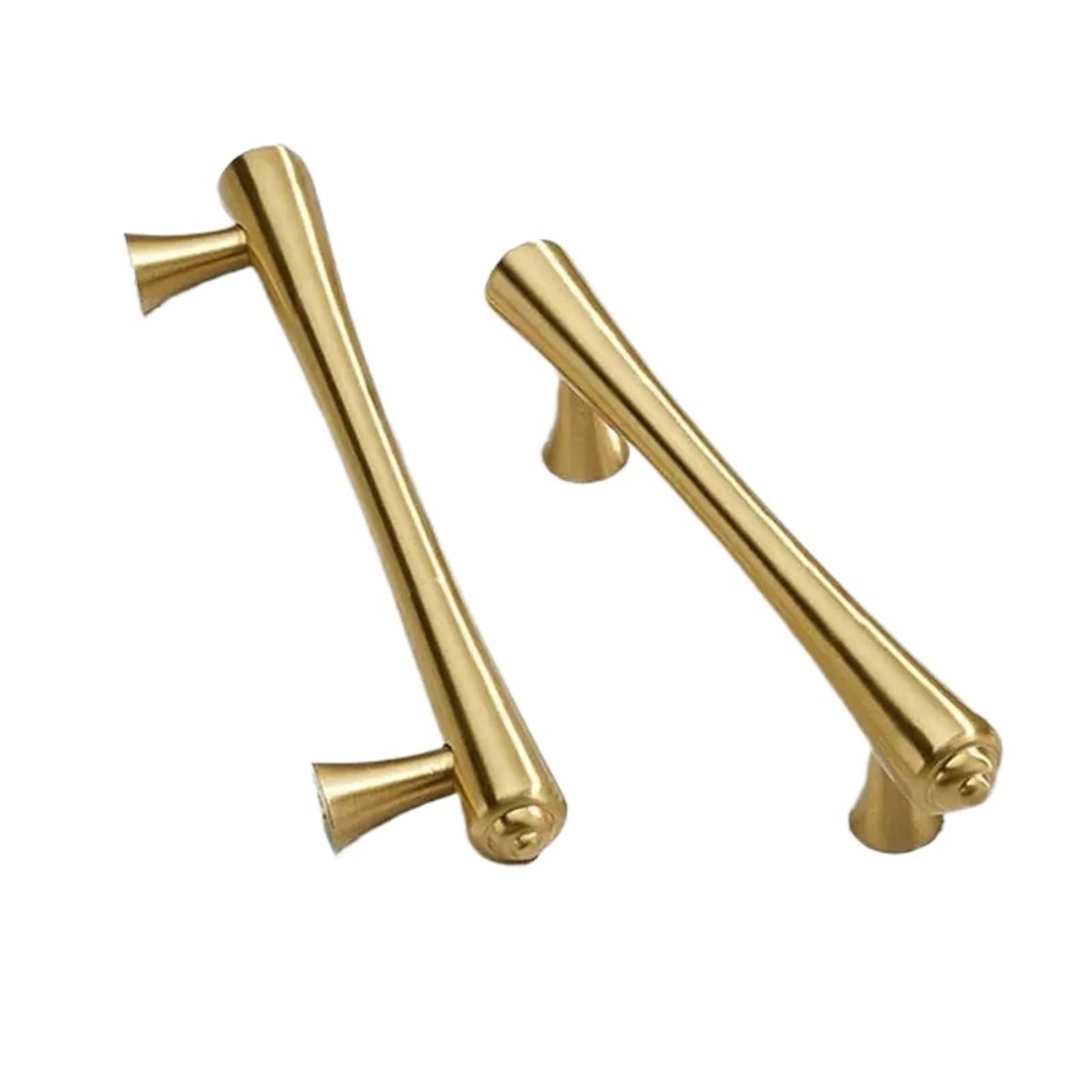 4 maniglie for mobili in ottone, dorate, for ante di cucina, moderne, for cassetti e armadietti da Per Mobili(160mm)