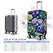 Yaxongx Forest Color Chameleon Travel Luggage Cover Washable Suitcase Cover Elastic Fashion Stretch Suitcase Protector Travel Anti-Scratch Baggage Covers Fits 22-24 Inch Luggage