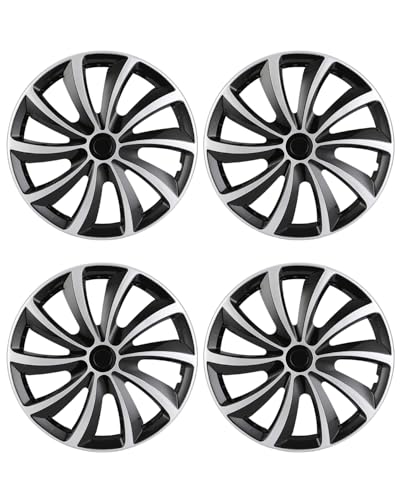 Image of ABX Hubcaps,15 inch hubcaps Set of 4, Wheel Rim Cover ABS Material, Snap On Car Truck SUV Replacement, for Toyota Camry Nissan Mazda etc