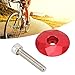 31.8mm/1.3in Headset Top Cover,Front Fork Stem Top for Bicycle Stems(Red)