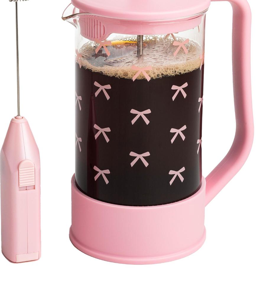 Amazon.com: Paris Hilton Bow Design French Press and Frother