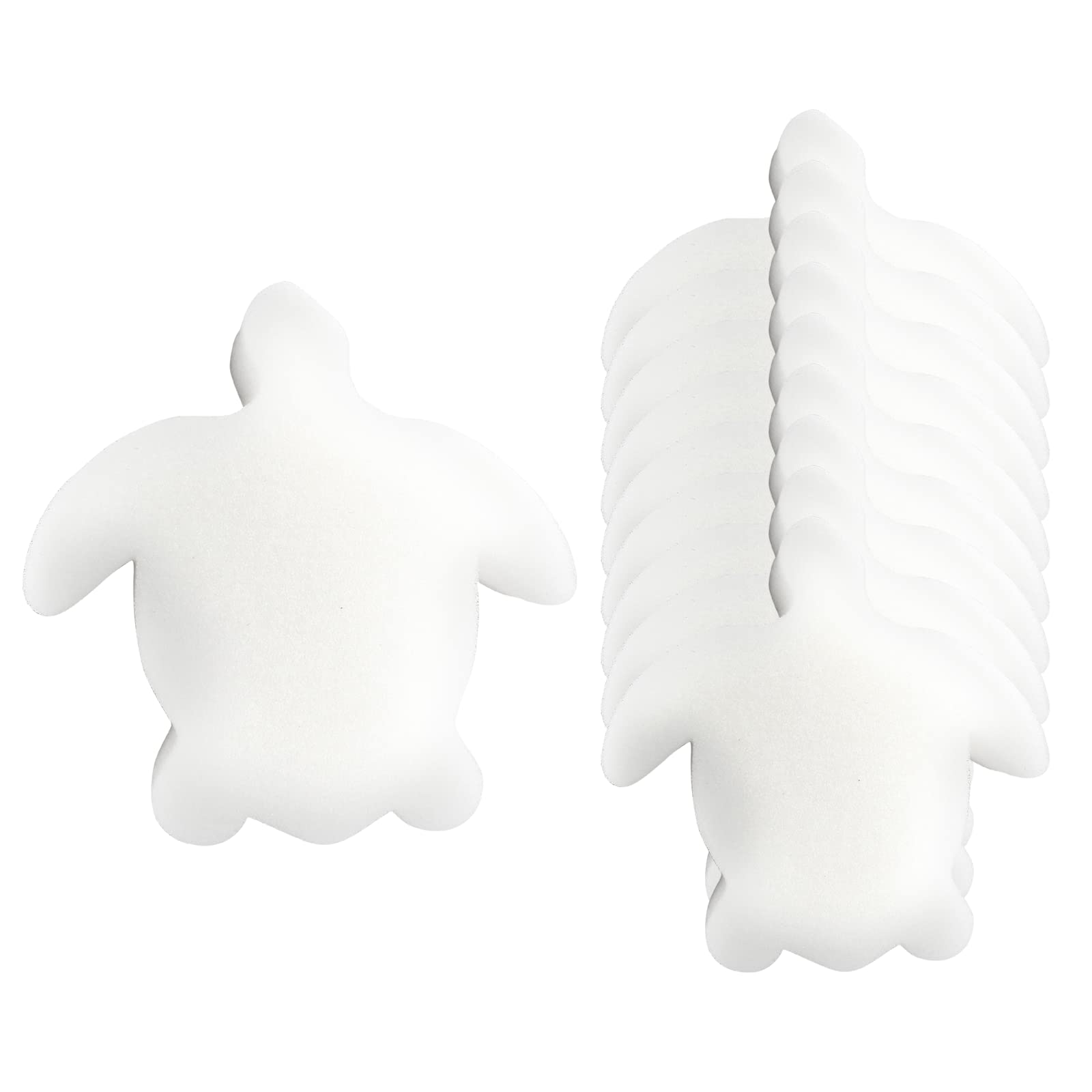 18 Spugne Assorbenti Per Olio Per Vasca Idromassaggio, Accessori Per Vasca Idromassaggio Assorbenti Galleggianti Per Olio E Schiuma Per Spa E Piscina A Forma Di Tartaruga Bianche 96020321