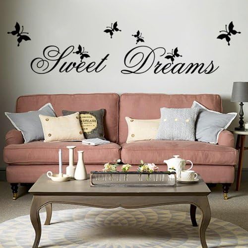 XSM Sweet Dreams DIY Removable Art Vinyl Quote Wall Sticker Decal Mural Home Room D¨¦cor