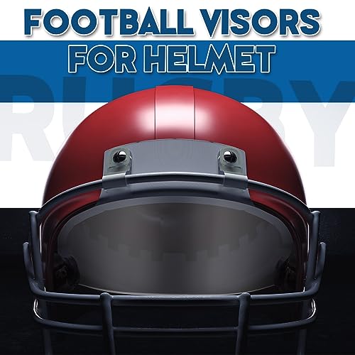 Image of Xuhal 1 /2 /4 Pack Football Visor for Youth Adult Football Helmet Visor Lacrosse Helmet Eye Shield Eye Protection for Sport