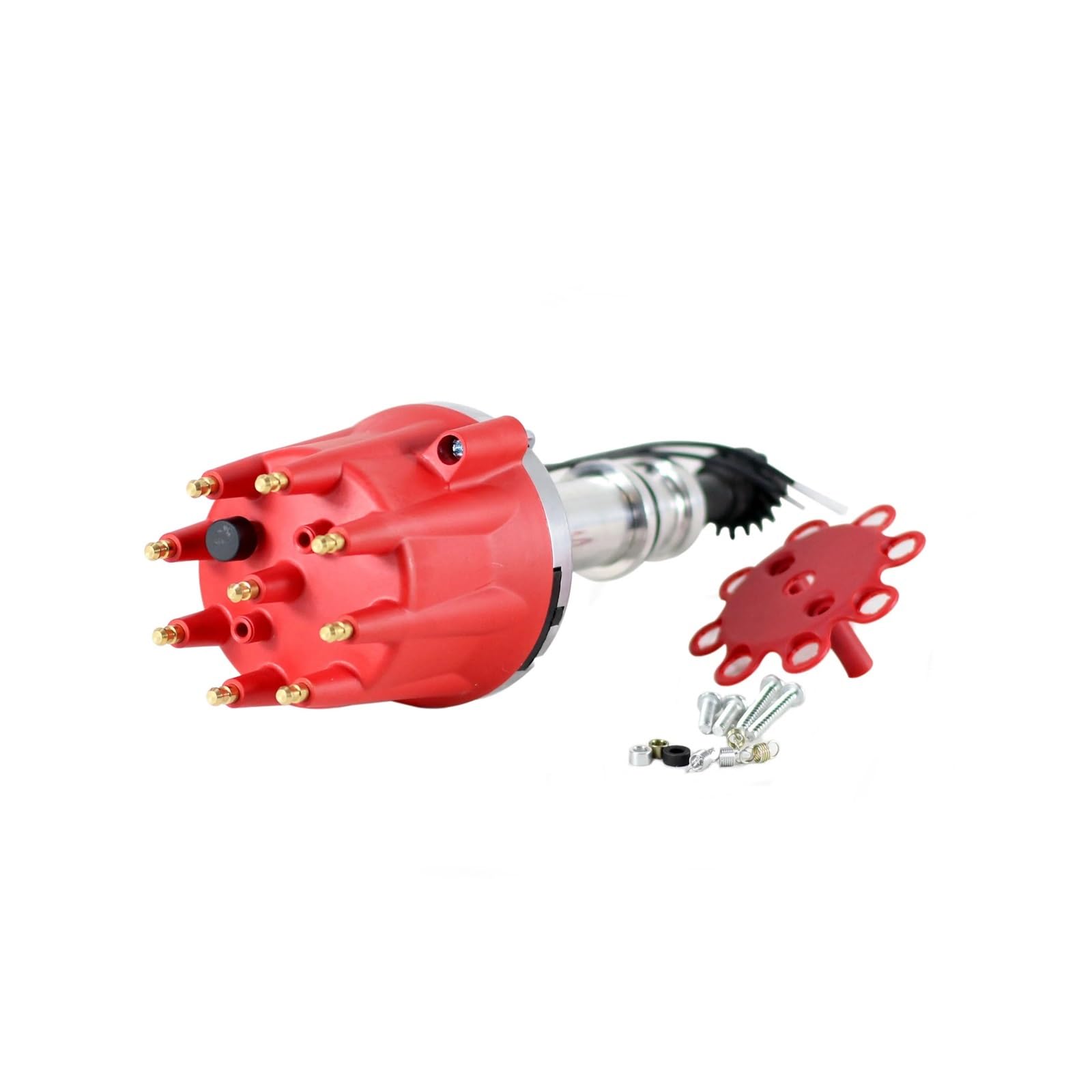 Distributor Dystrybutor do silnika 351 BB 42-460, BB/351C V8, Dystrybutor Pro-Billet serii Pro, czerwona czapka Auto Distributor Ignition