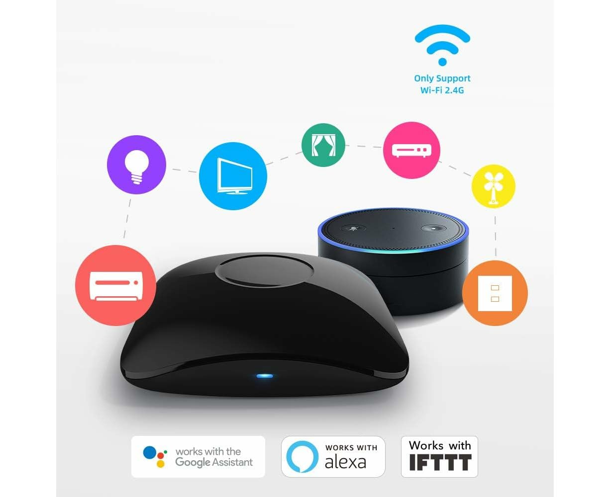 RM4 Pro IR uniwersalny pilot WiFi kompatybilny z 50 000 urządzeniami, obsługuje aplikację Voice IFTTT FastCon Tech i zewnętrzną