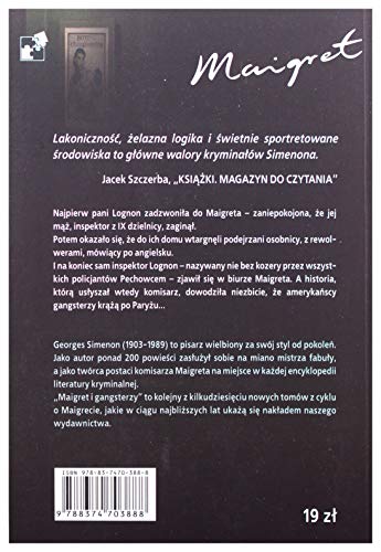 Maigret i gangsterzy [Polish] 8374703881 Book Cover