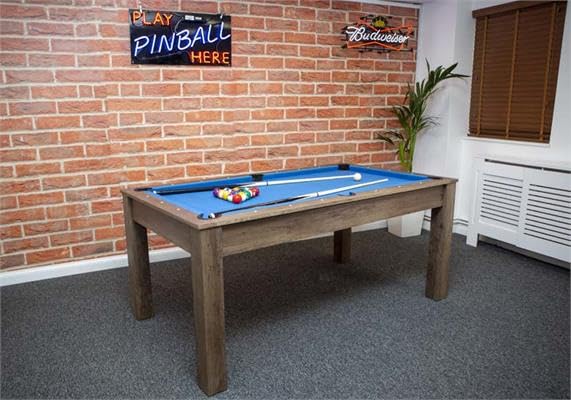 Signature Newman Pool Table de salle à manger – Dessus de tennis de table – Plateau de salle à manger – Pack d'accessoires gratuit – Assemblage facile –...