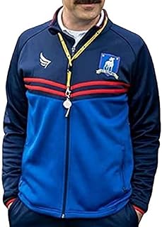 Ted Lesso Jason Sudekis Brndan Hunt Football Coach Track Suit Blue Jacket, Jason Sudekis Blue Jacket, X-Large