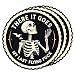 (3PCS) There It Goes My Last Flying Stickers – Skeleton Stickers for Adults, Kids – Funny Skull Gothic Vinyl Decal Pack for Laptop, Water Bottle, Phone – Gift for Dad, Son, Best Friend, Coworker