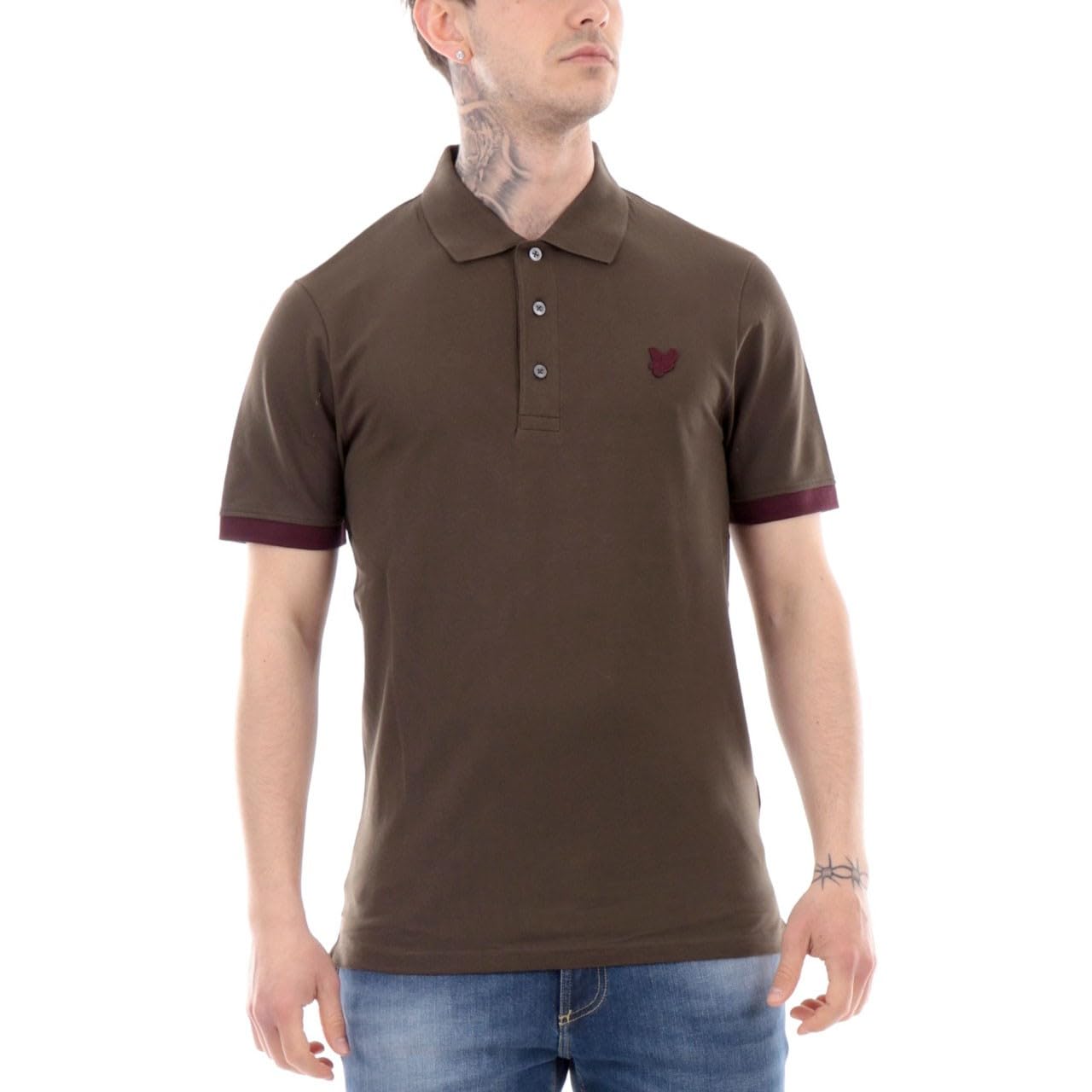 Polo Lyle & Scott Olive pour Vos Sorties Chic et Week-ends en Taille M - 4